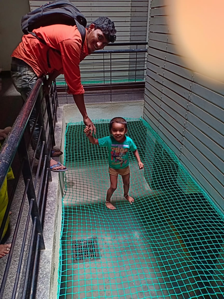 Balcony safety nets in Pune